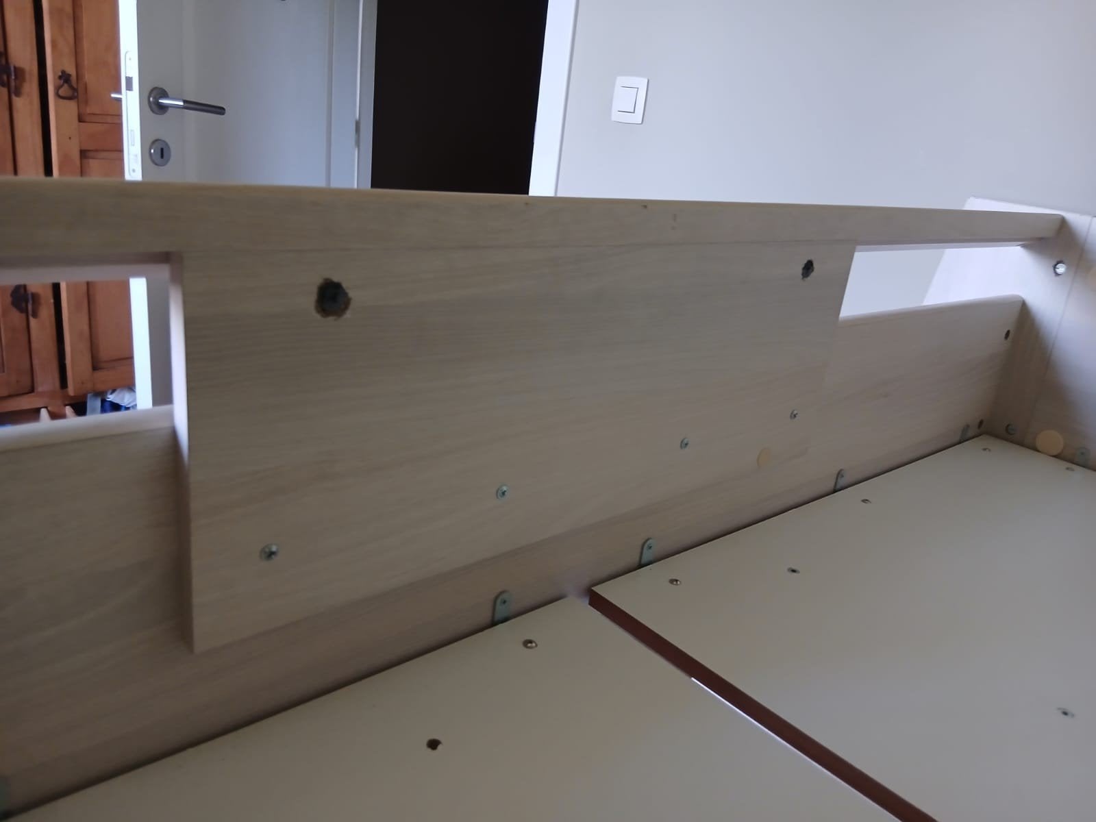 Hoogslaper met veel opbergruimte en bureau, Enlèvement, Lit mezzanine