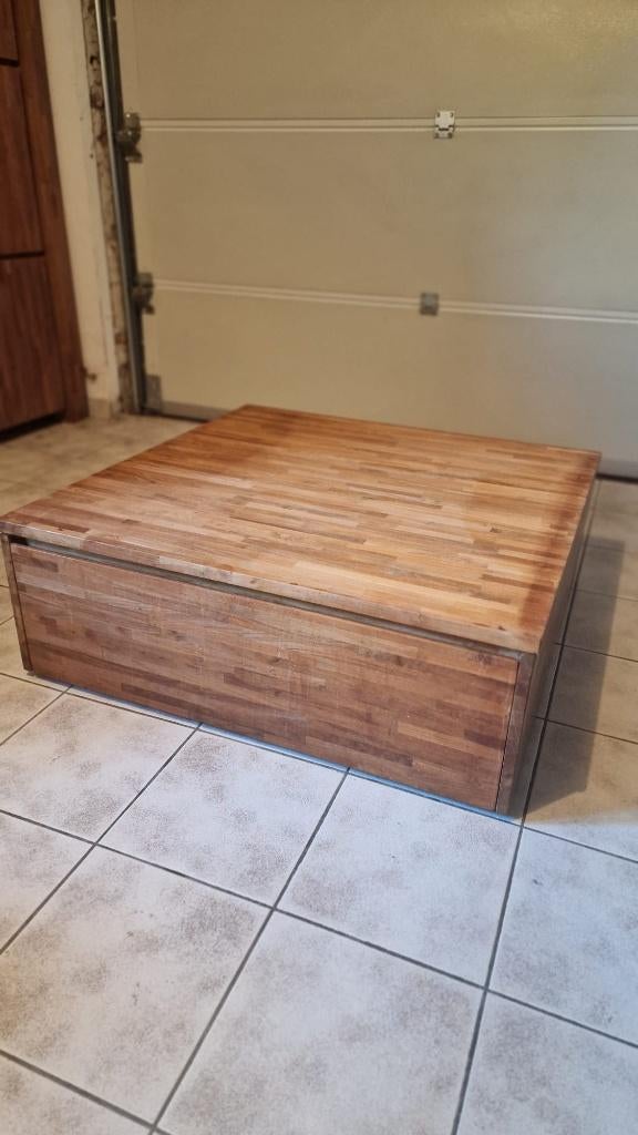 Salontafel, Ophalen, 50 tot 100 cm, Vierkant, Zo goed als nieuw