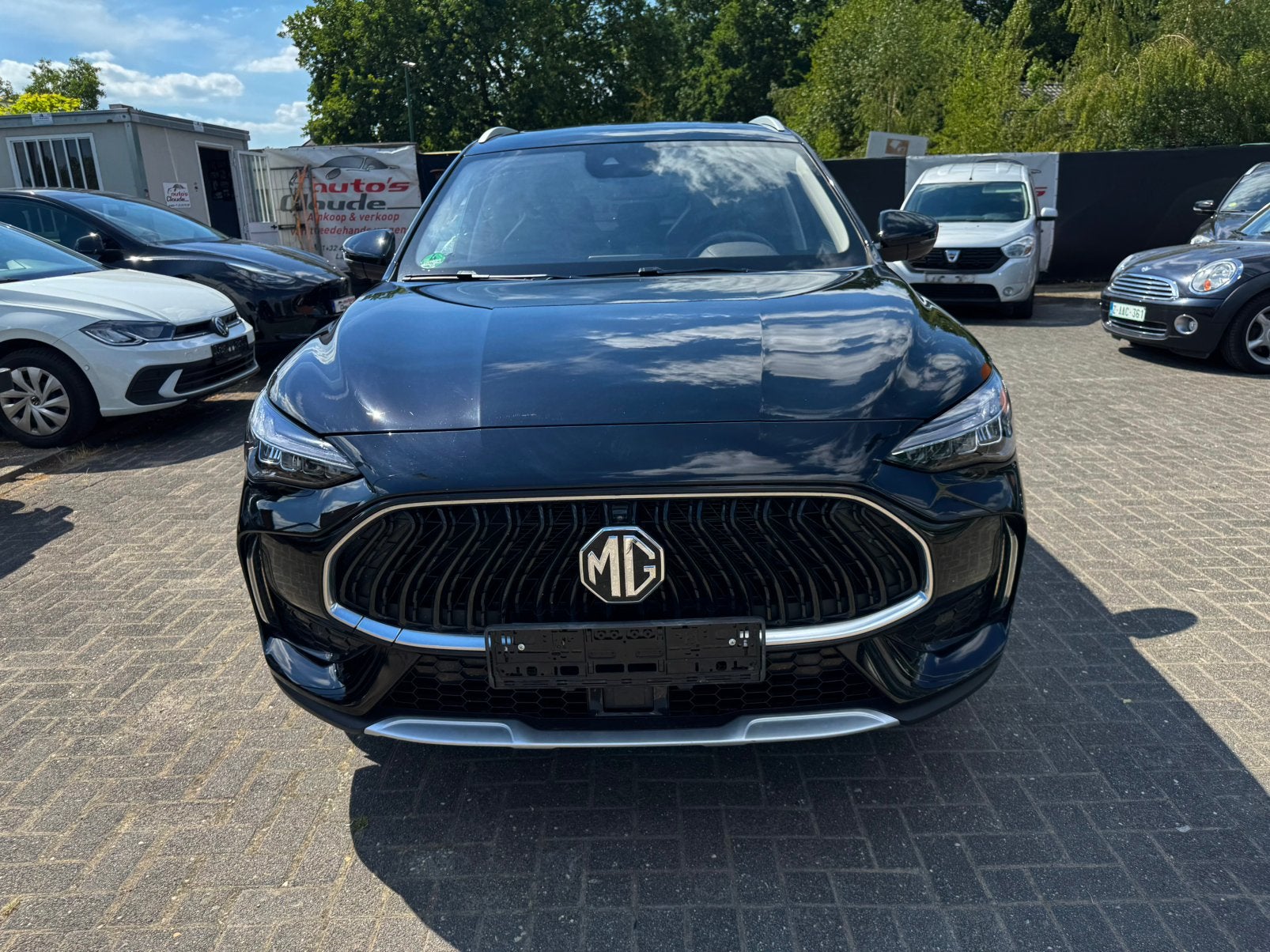 MG HS1500 benzine, Auto's, MG, 4 deurs, Navigatiesysteem, Zwart, Leder