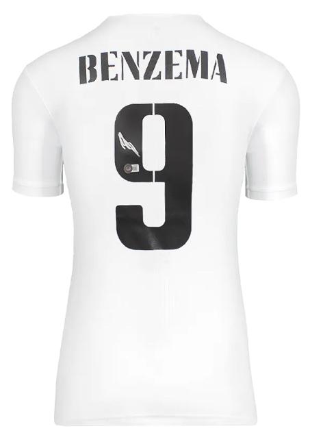 Chemise signée Benzema - Manteau A1 + Beckett, Enlèvement ou Envoi, Neuf, Maillot
