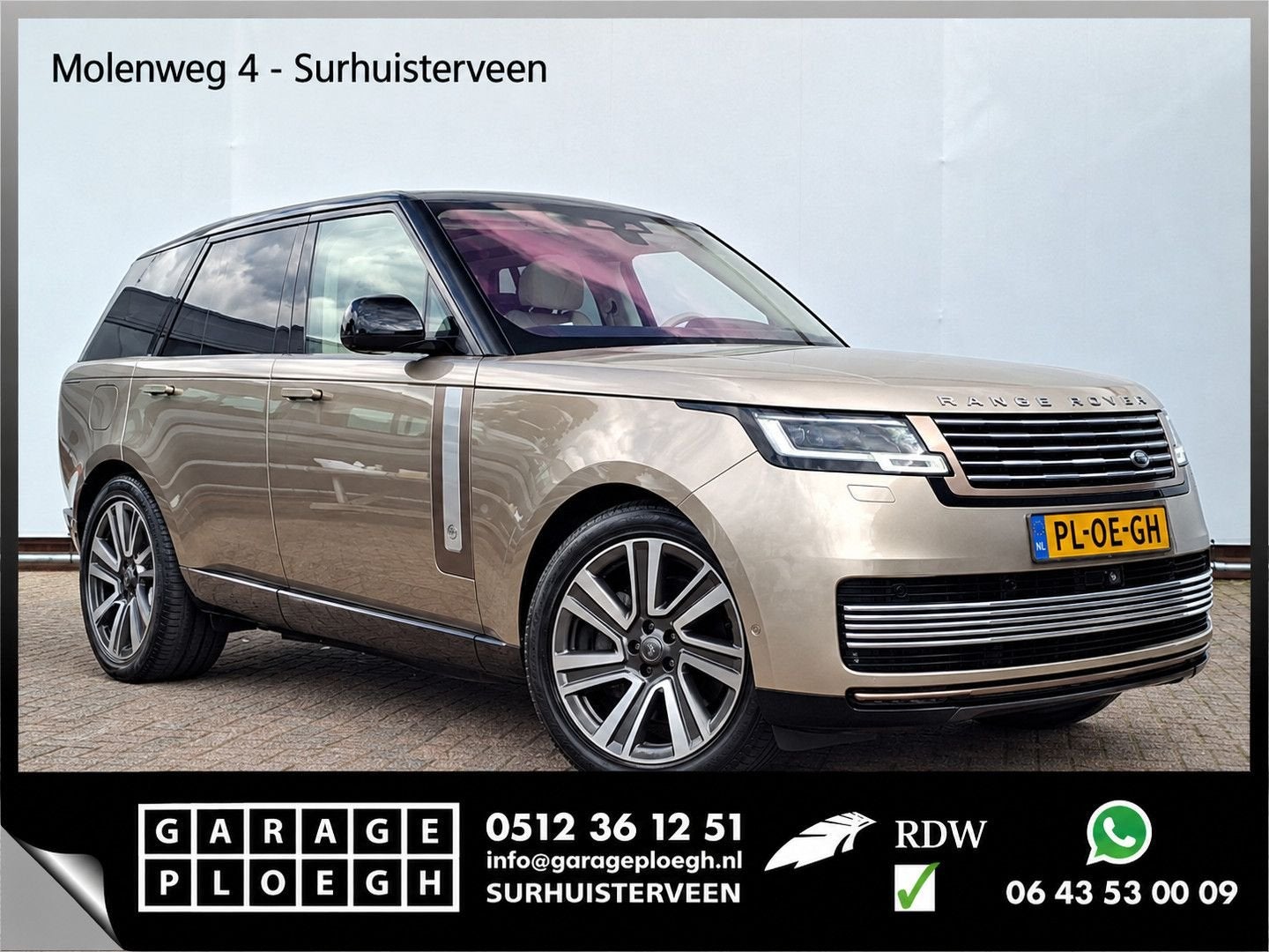 Land Rover Range Rover P510e SV PHEV 4WS 4xMassage Chauffeur, Achat, Entreprise, Autres couleurs, Automatique