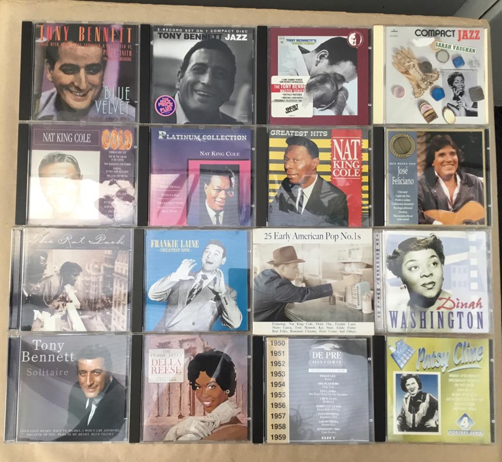 Lot de 16 CD Crooners et pop américaine des années 1950, Enlèvement ou Envoi, Comme neuf