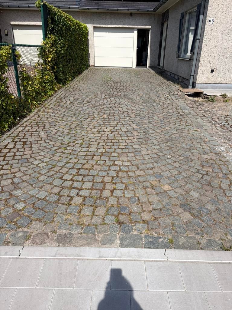 Kasseien  belgiche porfier  kinderkopjes, Tuin en Terras, Ophalen, Gebruikt, Natuursteen, Overige typen