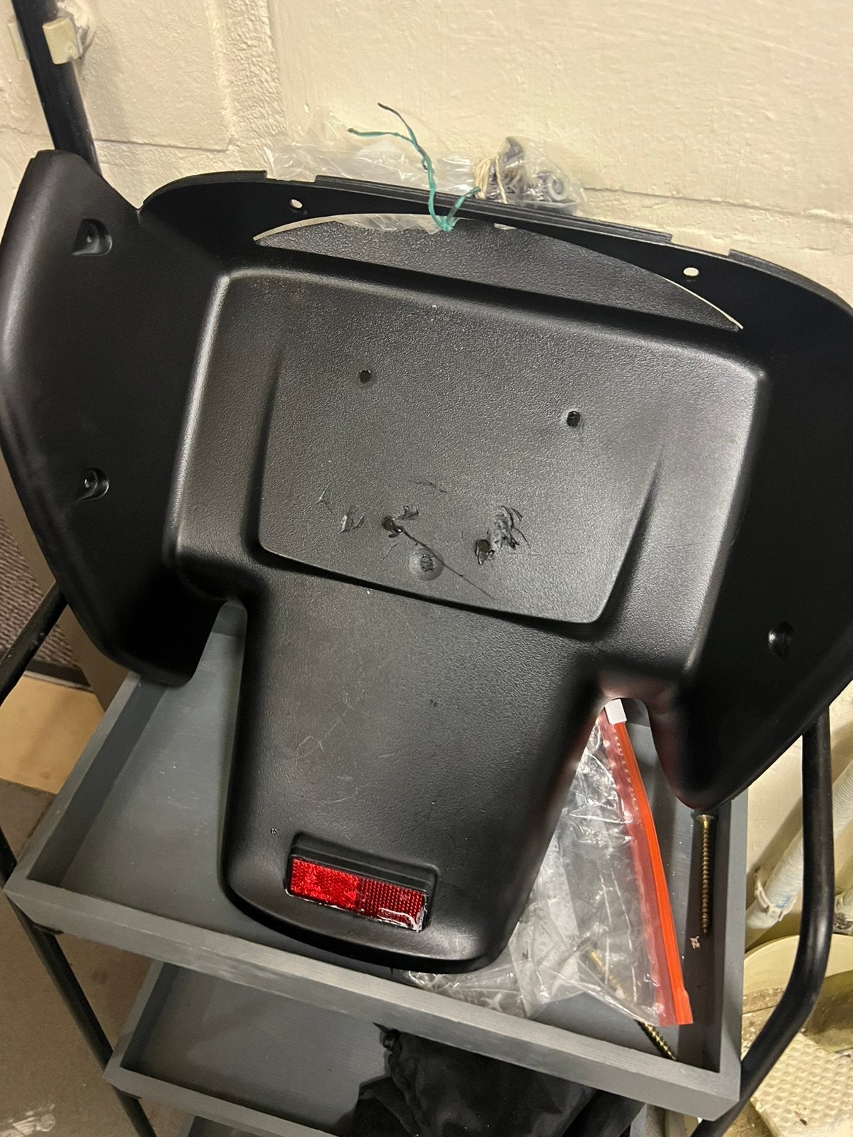 Kenteken/nummerplaat houder Honda Dauville, Motoren, Accessoires | Koffers en Tassen, Ophalen, Gebruikt