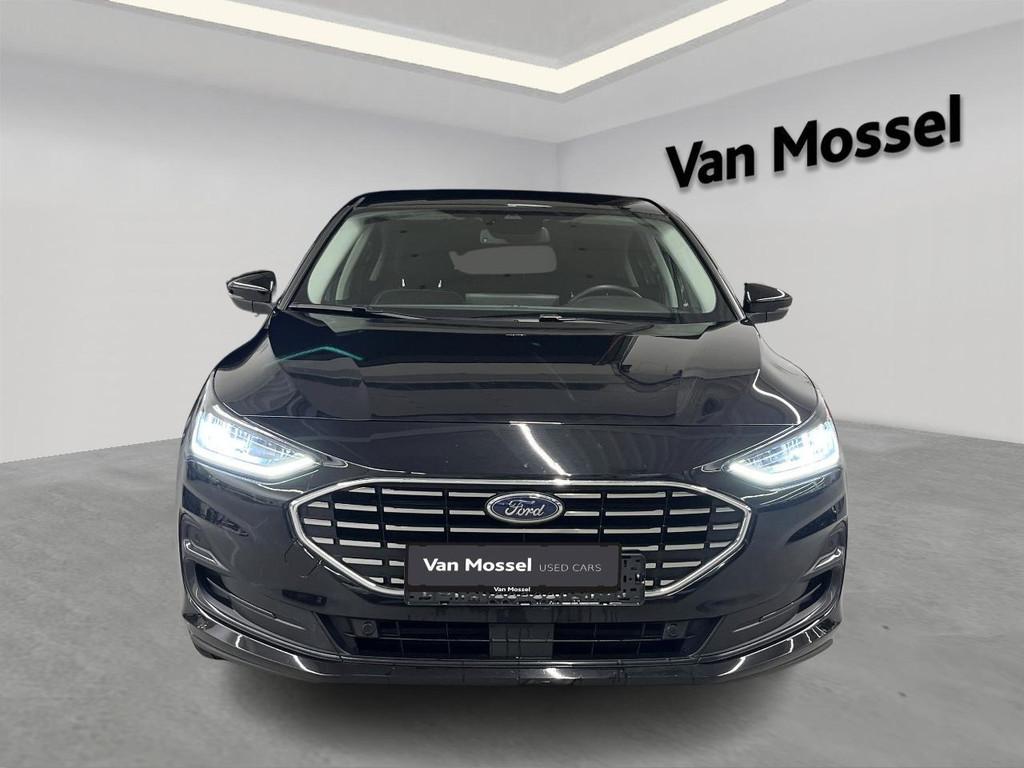 Ford Focus 1.0i EcoBoost 74kW Connected, Auto's, 1330 kg, Stof, Gebruikt, Zwart