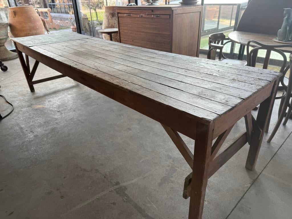 100’jarige fabriekstafel, Antiek en Kunst, Ophalen