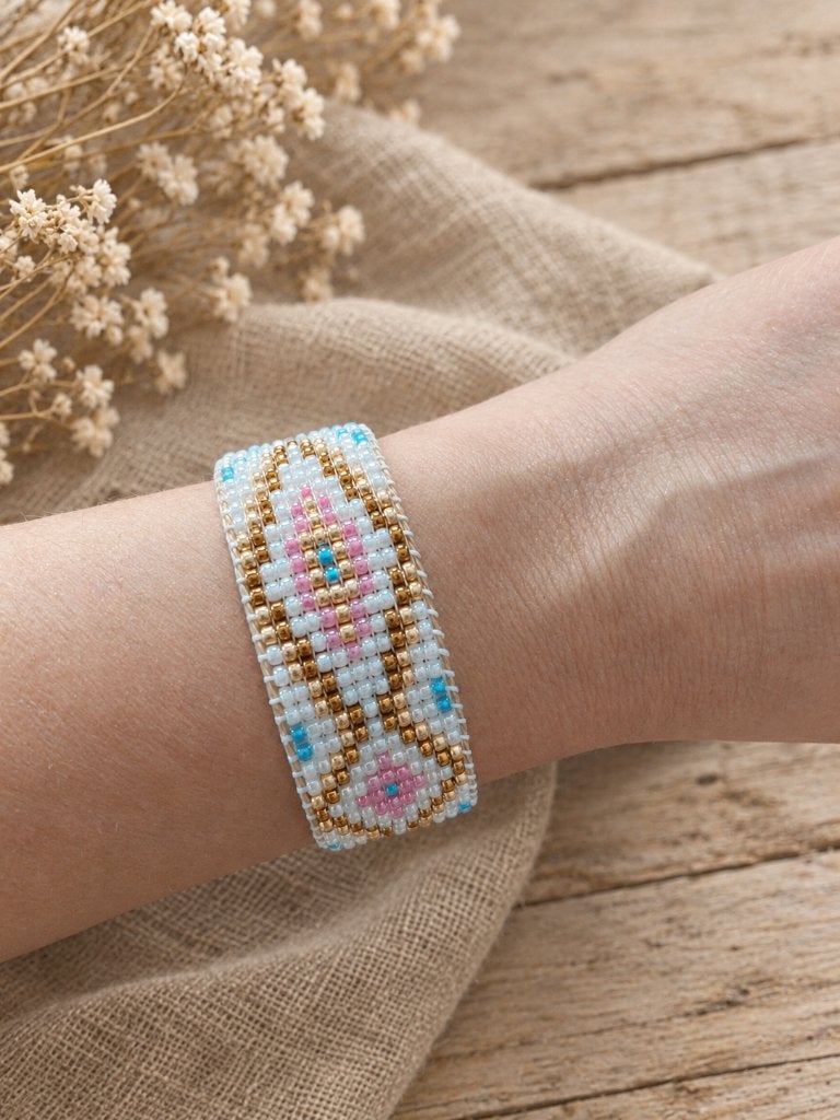 Miyuki armband 17 - 20 cm, Ophalen of Verzenden, Nieuw, Met bedels of kralen