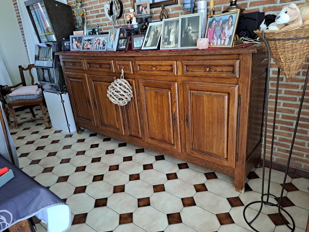 Eetplaats eik, Huis en Inrichting, Ophalen, Gebruikt