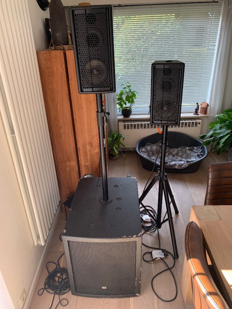 Luidsprekerset dap audio+master audio, Enlèvement, Utilisé, Subwoofer