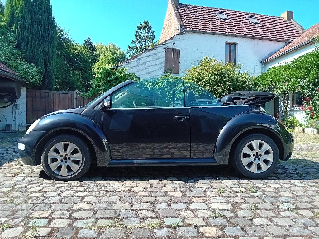 VW New Beetle 1.6 cabriolet, Autos, Cuir, Achat, Entreprise, Cabriolet
