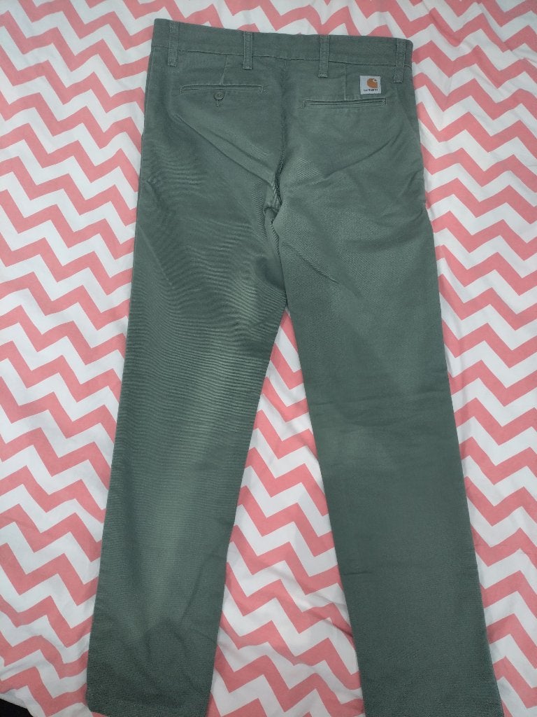 Carhartt chinobroek (groen), Kleding | Heren, Broeken en Pantalons, Ophalen, Carhartt, Nieuw, Overige maten