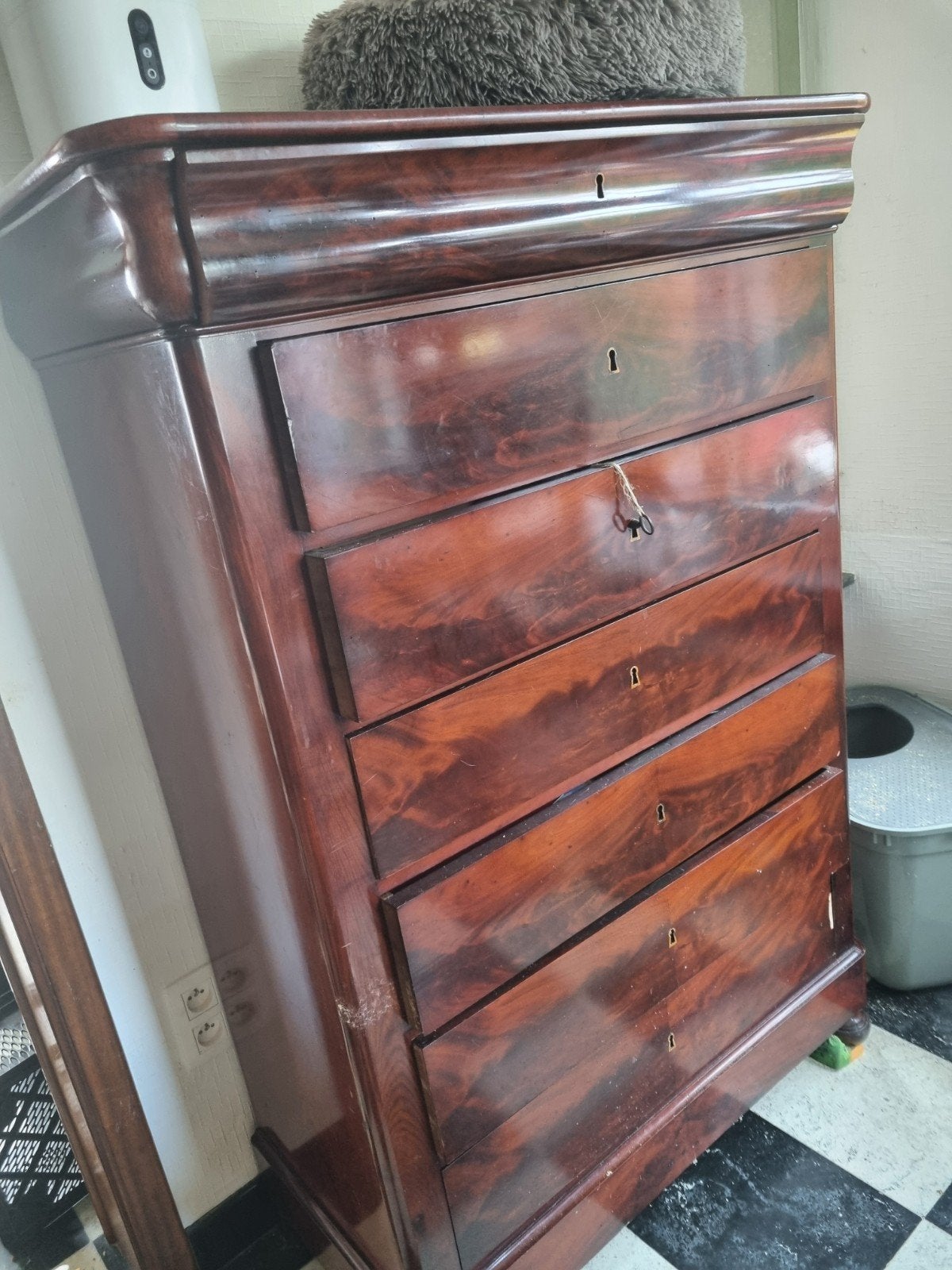 Kast, Ophalen