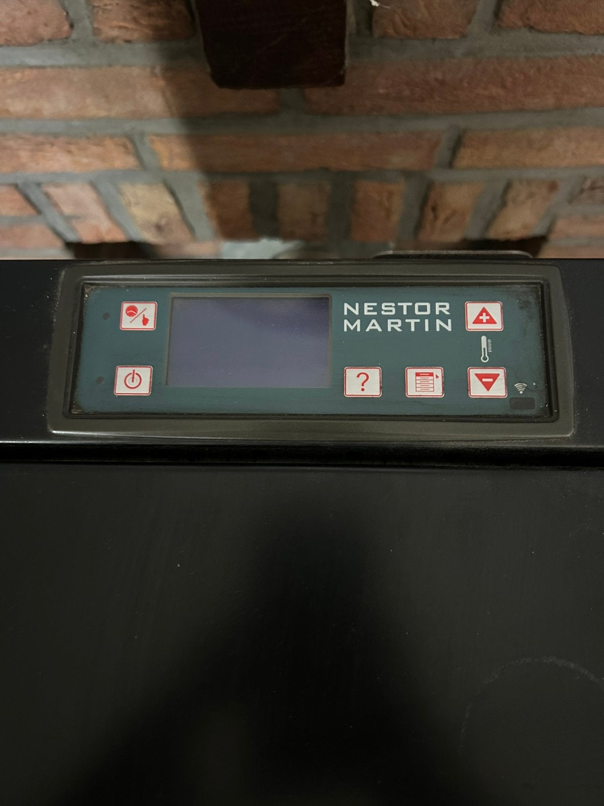 Pelletkachel nestor martin 6,0kw, Enlèvement, Utilisé, Autoportant, Poêle à granulés