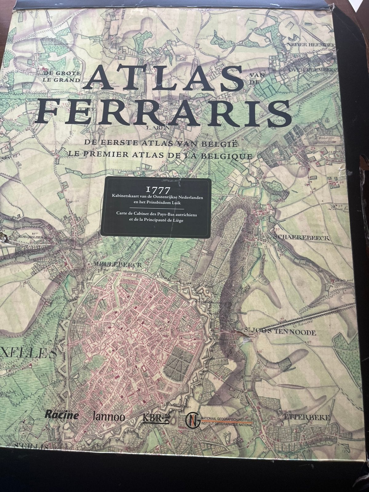 Kabinetskaart der nederlanden of Ferraris atlas, Boeken, Ophalen of Verzenden, Zo goed als nieuw