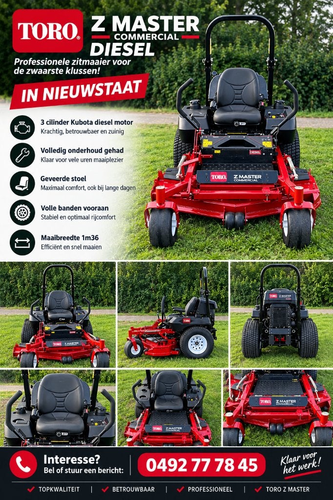 Toro Z master in nieuwstaat, Tuin en Terras, Ophalen, Toro, Zo goed als nieuw, Elektrische starter