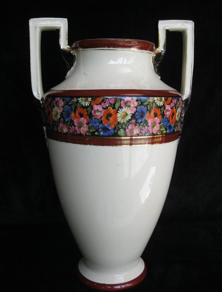 CH. CATTEAU urn VAAS  Boch La Louviere Keramis, Enlèvement
