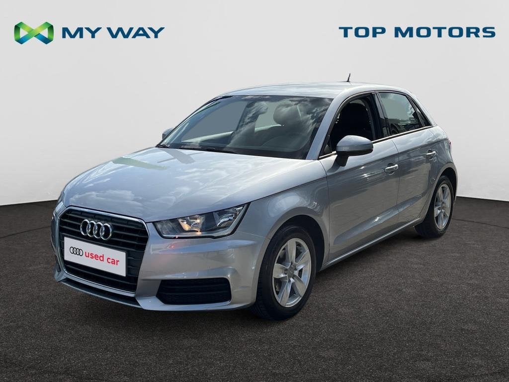 Audi A1 Sportback ULTRA*95PK*GPS*SENSOREN A*BLUETOOTH*AIRCO, Auto's, A1, Handgeschakeld, Navigatiesysteem, Zilver of Grijs