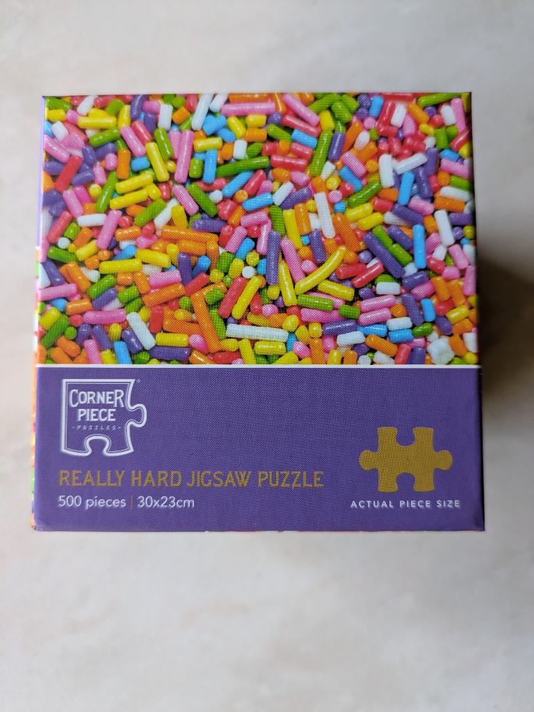 Corner Piece : « puzzle vraiment difficile » super amusant, Enlèvement ou Envoi, 500 à 1500 pièces, Comme neuf, Puzzle