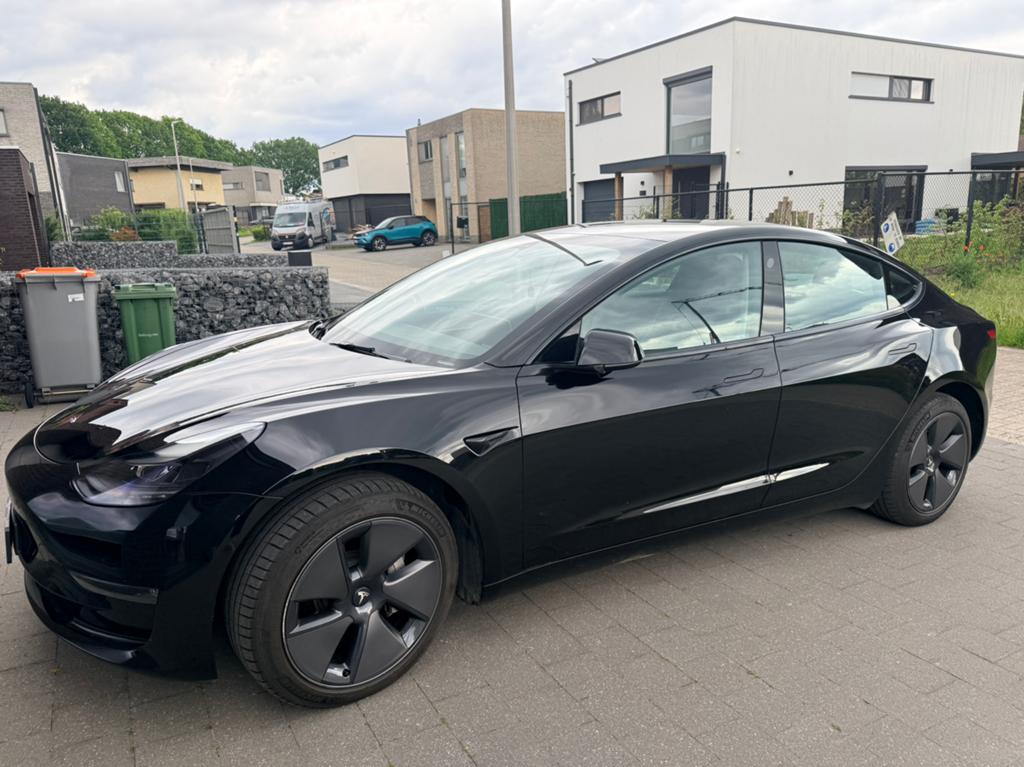 Tesla Model 3 78kWh AWD Long Range Dual Motor 366kW, Autos, Cuir, Achat, Euro 6, Noir