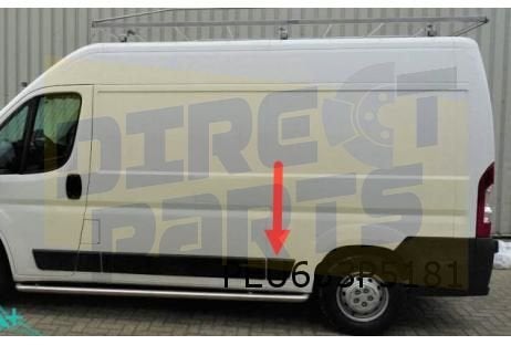Citroen Jumper / Fiat Ducato / Peugeot Boxer stootlijst zijp, Autos : Pièces & Accessoires, Carrosserie & Tôlerie, Neuf, -, Citroën