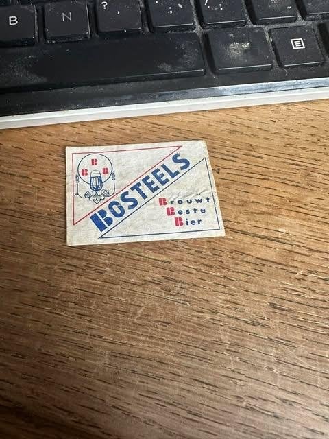luciferdoos etiket label Bosteels brouwt beste bier, Verzamelen, Gebruikt, Bosteels, Ophalen of Verzenden, Info@brobost.lb