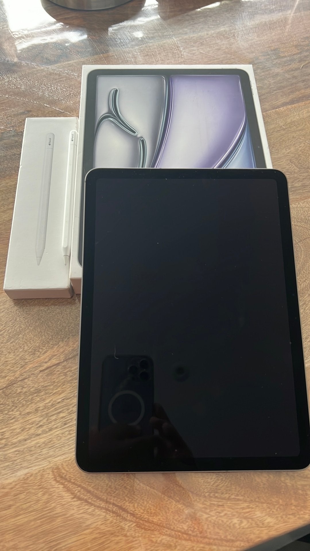 Vends Apple ipadair 11 M2. 128 gb. + Apple pencil, Gris, Apple iPad, 11 pouces, Comme neuf