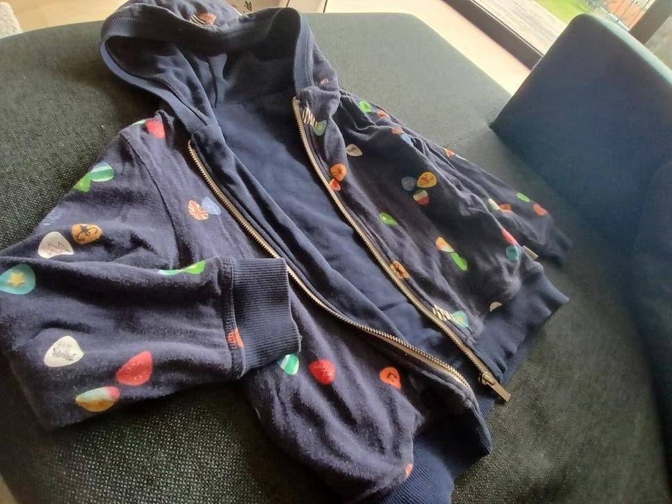 Omkeerbaar jasje/sweat + rits en kap. P. SMITH JUNIOR 6J/116, Verzenden, PAUL SMITH