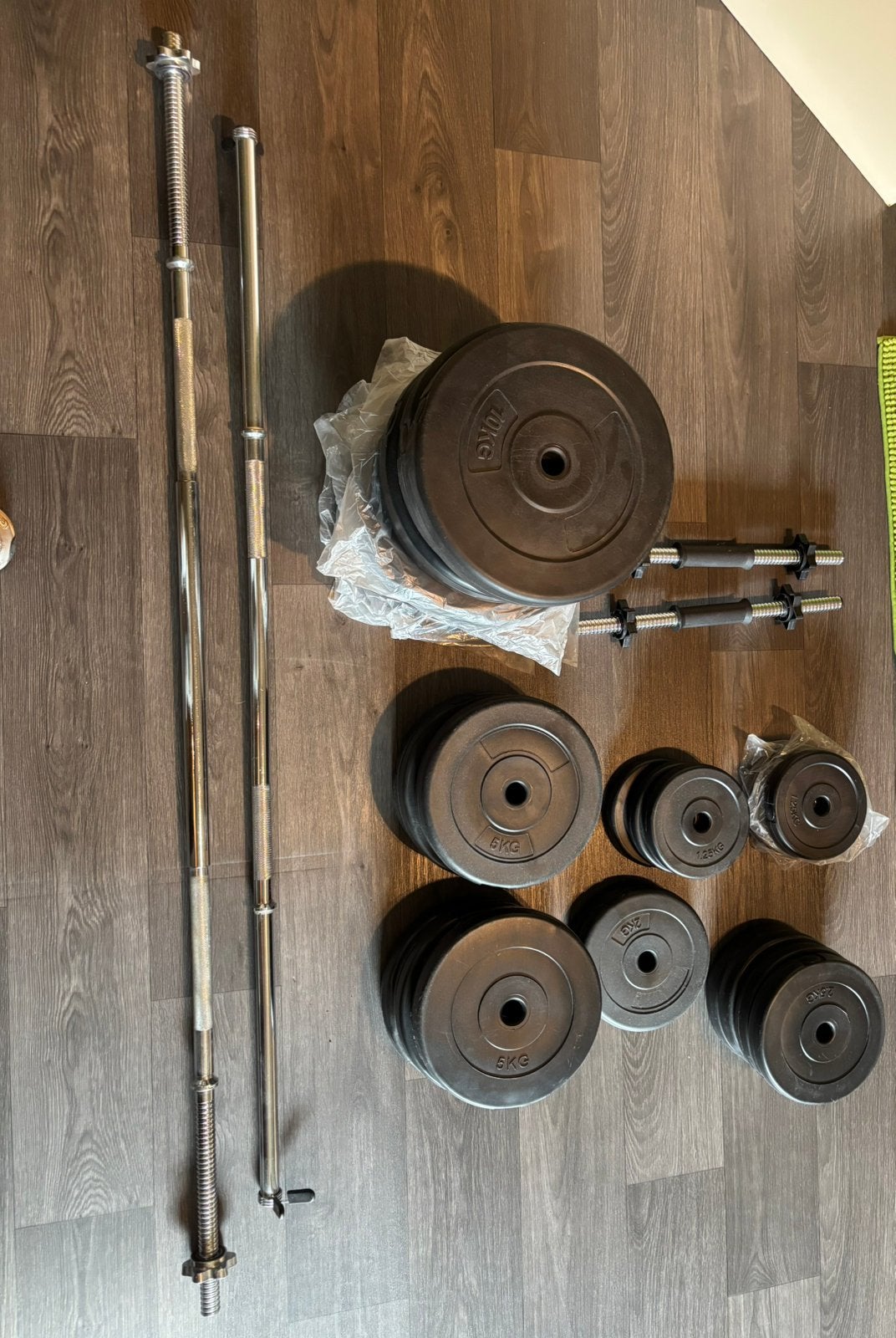 Halterset, Sports & Fitness, Enlèvement, Comme neuf, Set d’haltères