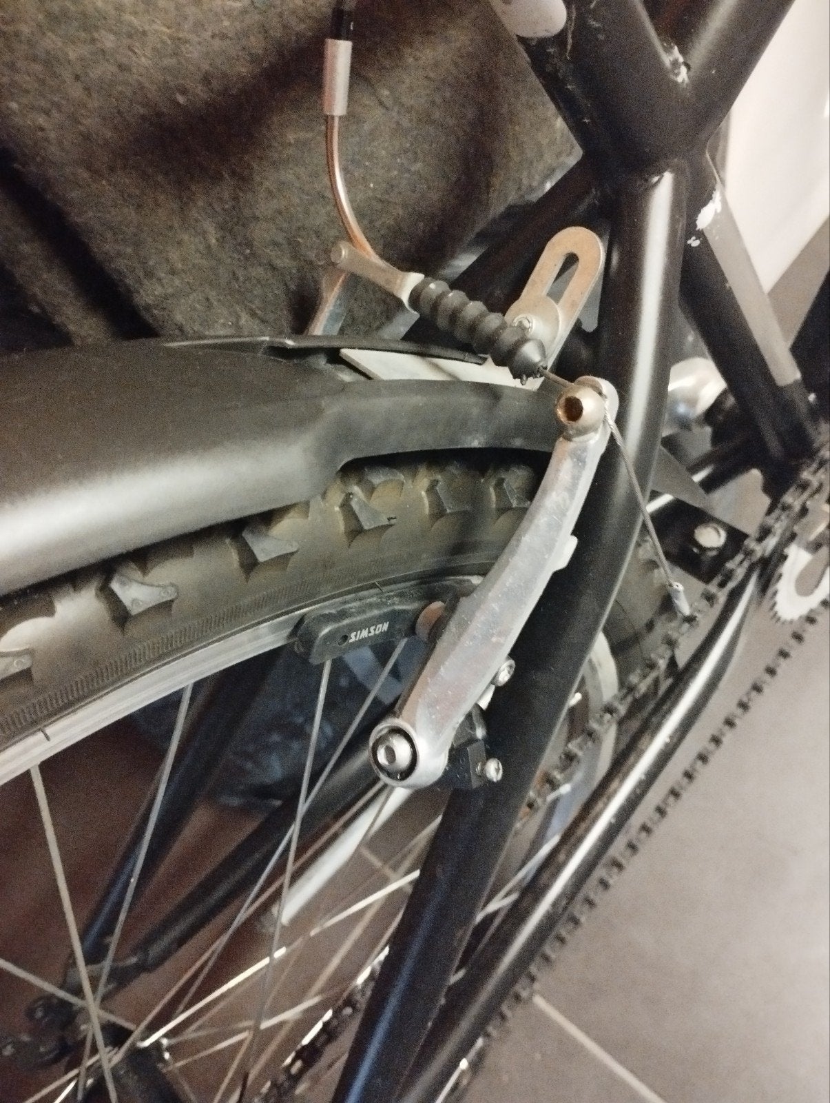 Vélo avec panier devant, Enlèvement