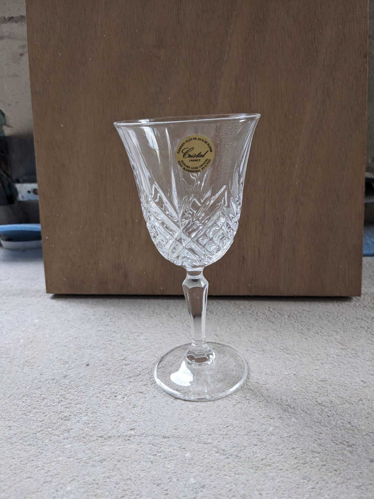 Rode wijnglazen cristal - Bleikristall  24% lood, Ophalen