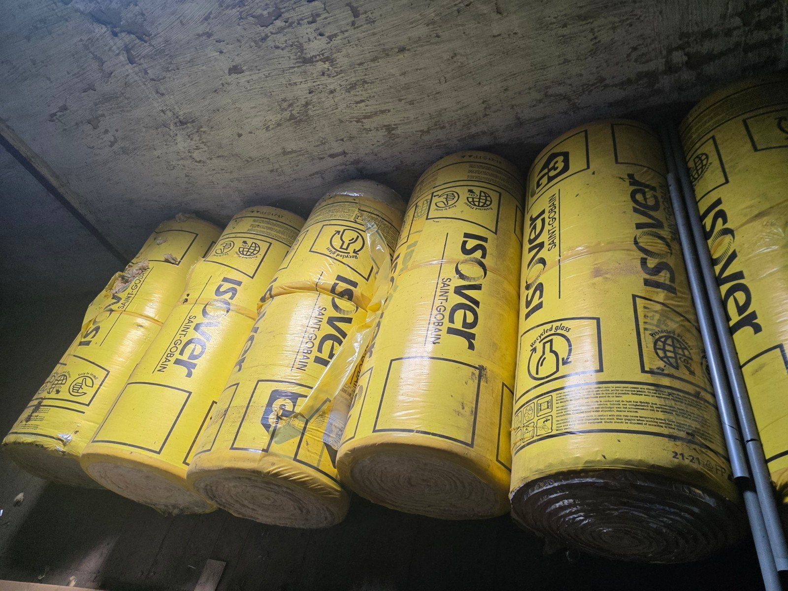 14 pakken glasvezel isolatie 120mm (gereserveerd), Doe-het-zelf en Bouw, Isolatie en Afdichting, Ophalen