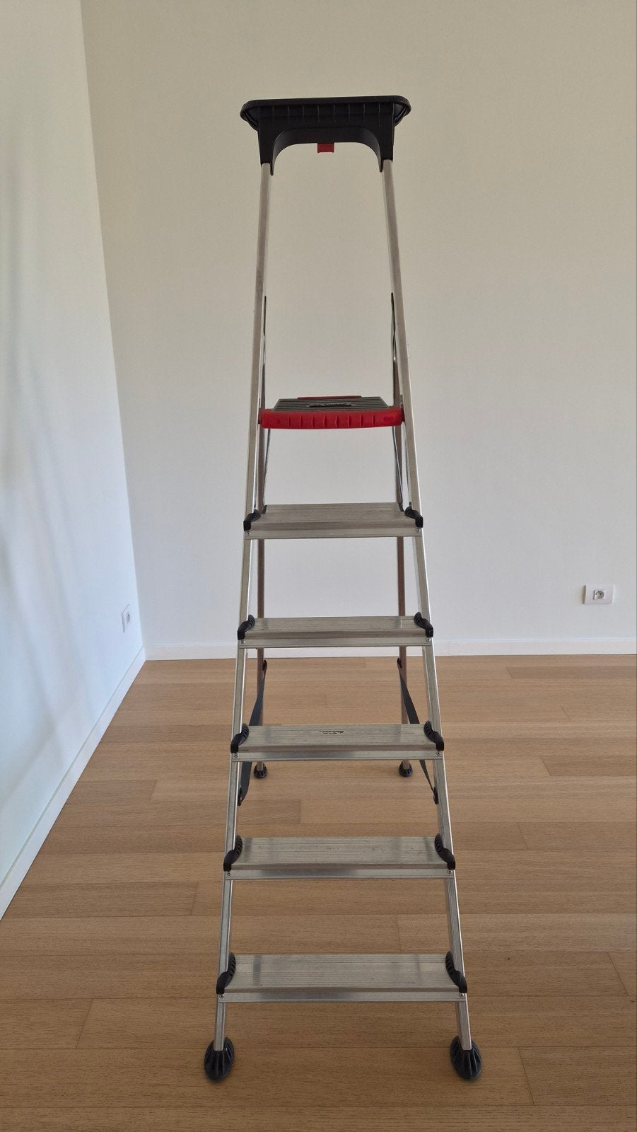 ladder altrex double decker 6 treeds, Ophalen, Zo goed als nieuw, Ladder, 2 tot 4 meter