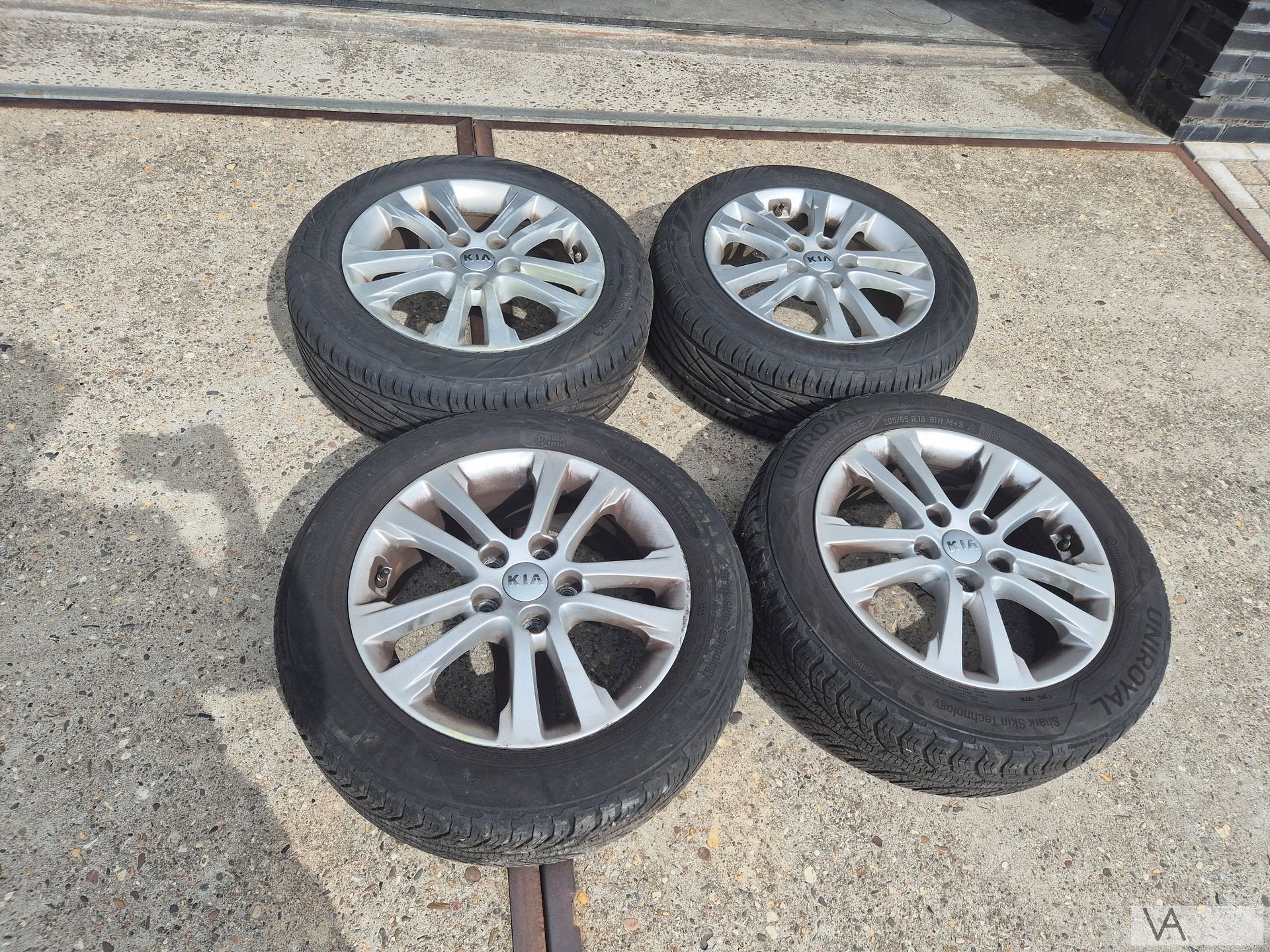 Set velgen met banden Kia Ceed 16 inch 2x8 2x5mm, Auto-onderdelen, Gebruikt, -, -, Banden en Velgen