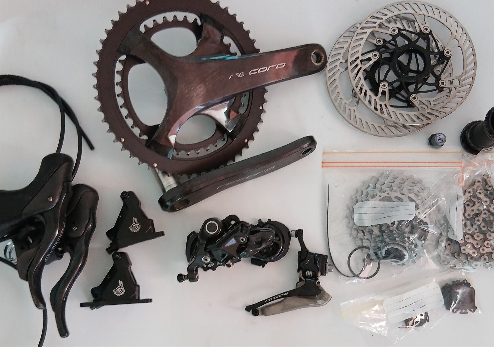 Campagnolo Record 12 speed disc groepset racefiets, Vélos & Vélomoteurs, Vélos Pièces, Racefiets, Enlèvement ou Envoi