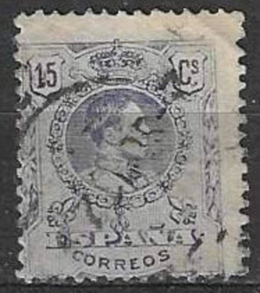 Espagne 1909/1922 - Yvert 245 - Roi Alphonse XIII - 15  (ST), Envoi, Affranchi