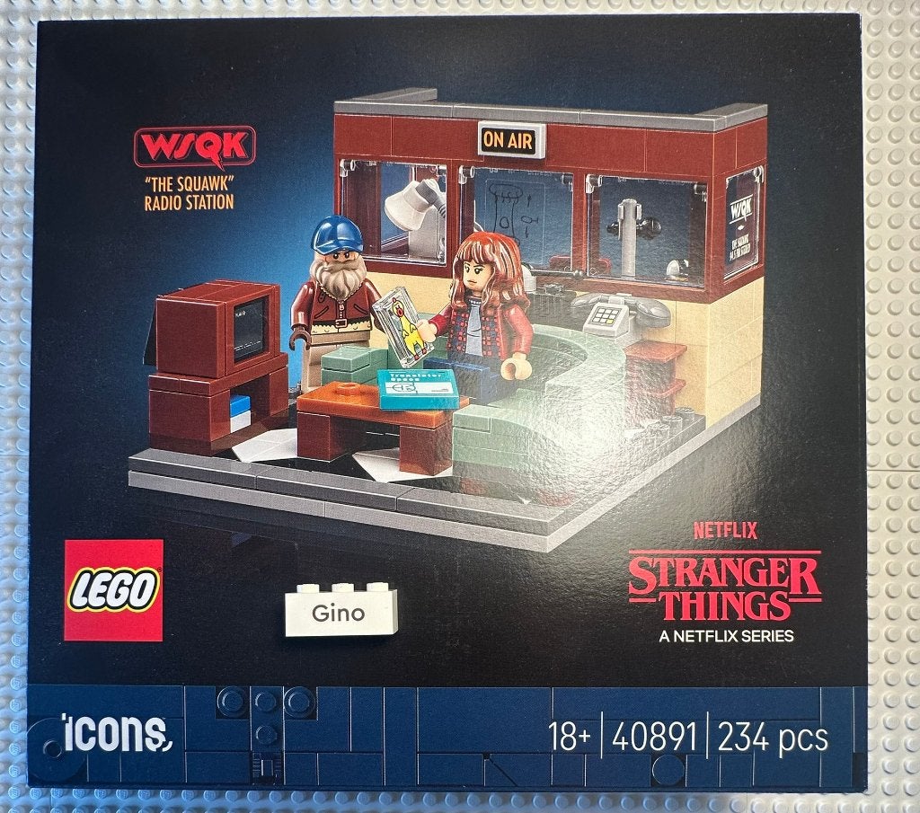 LEGO Stranger Things WSQK Radio Station (40891), Neuf, Lego, Ensemble complet, Pièces supplémentaires incluses