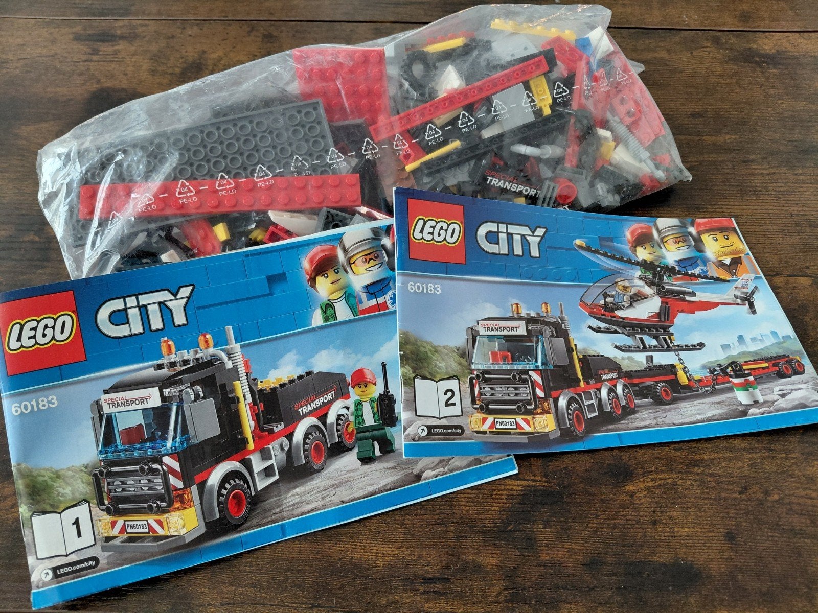 Lego City: Camion + helikopter, City, Lego, Ophalen of Verzenden, Zo goed als nieuw