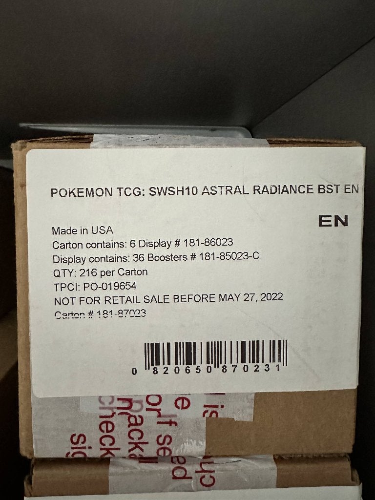 Booster Box Étui scellé Astral Radiance, Enlèvement ou Envoi, Neuf, Booster box