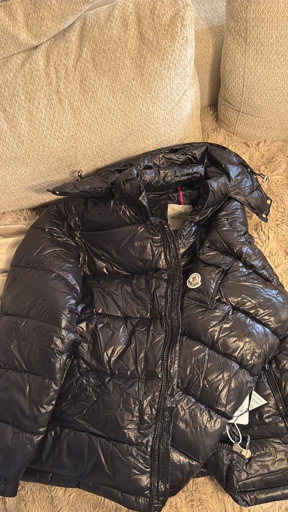 Moncler jas, Kleding | Heren, Jassen | Winter, Moncler, Maat 48/50 (M), Zwart, Nieuw
