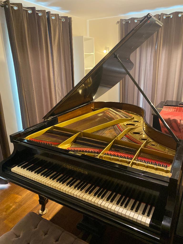 Piano, Musique & Instruments, Pianos, Utilisé, À queue, Noir, Brillant, Enlèvement