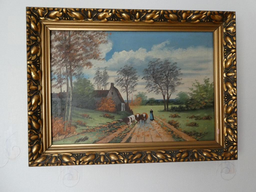 Schilderij Jos Mertens, Enlèvement