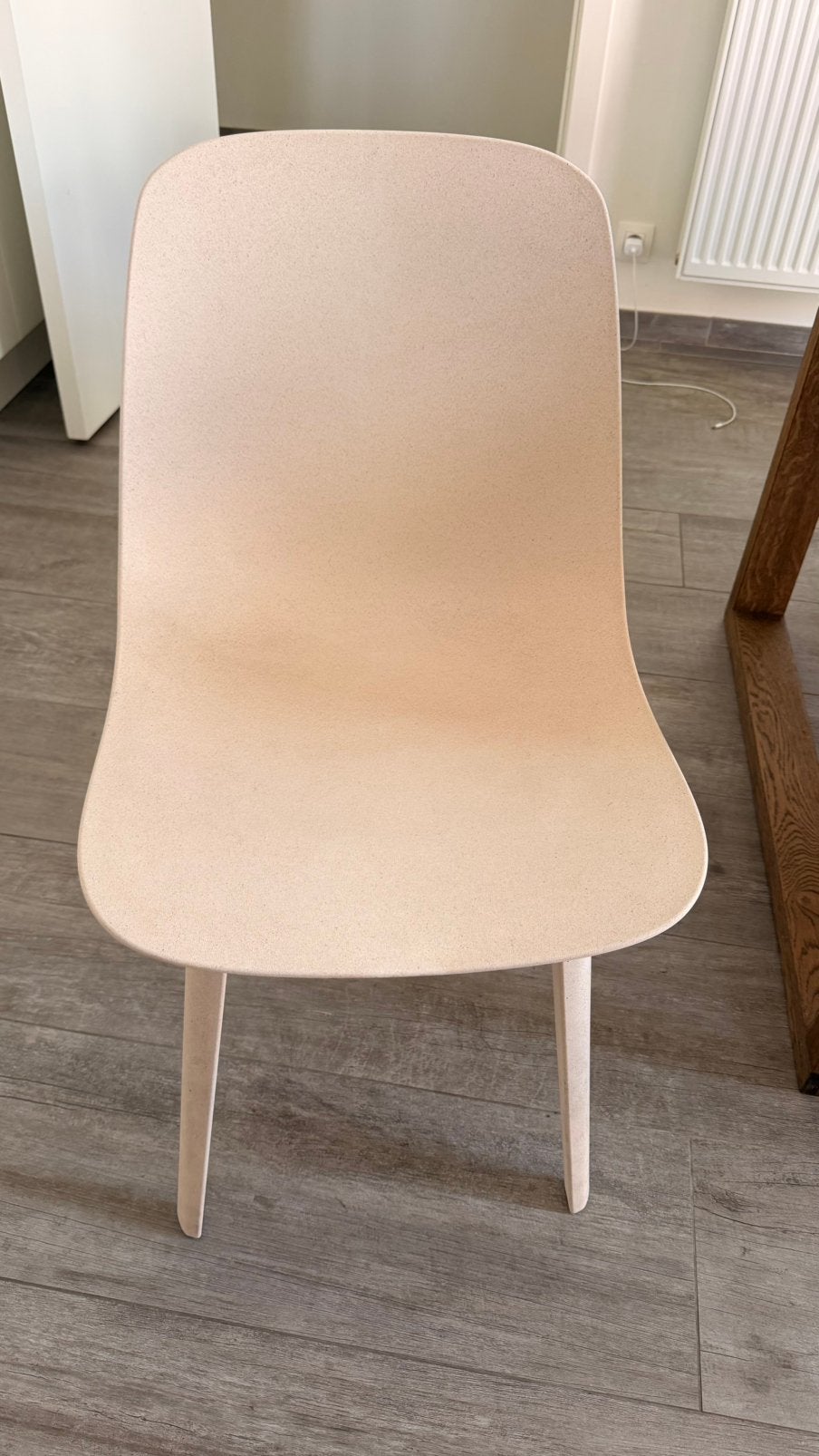6 IKEA Dining Chairs – Beige / Light Pink, Enlèvement ou Envoi, Comme neuf