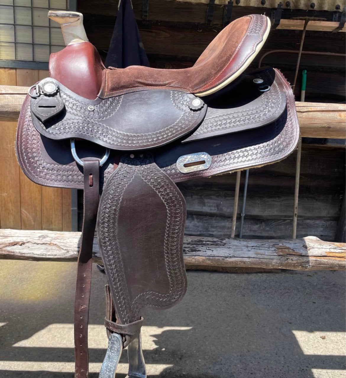 Selle western, Animaux & Accessoires, Étriers inclus, Polyvalence, Enlèvement, Utilisé