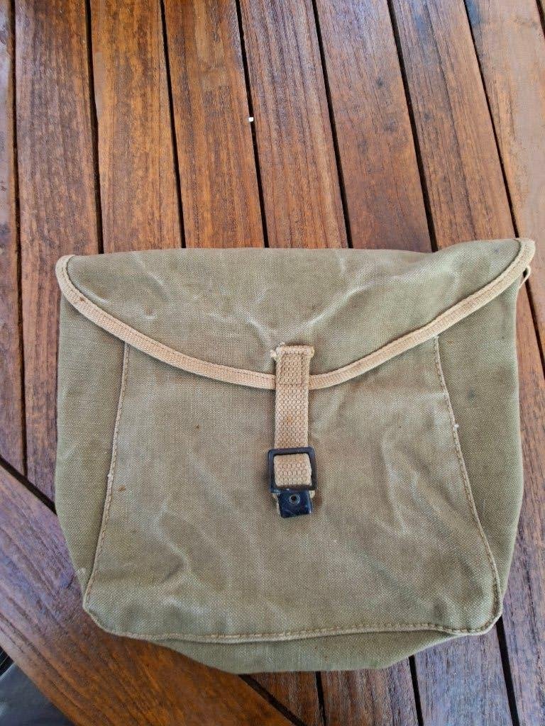 Sac porte gamelle british made m.e.c  1944  us ww2, Enlèvement ou Envoi, Armée de terre, Autres types