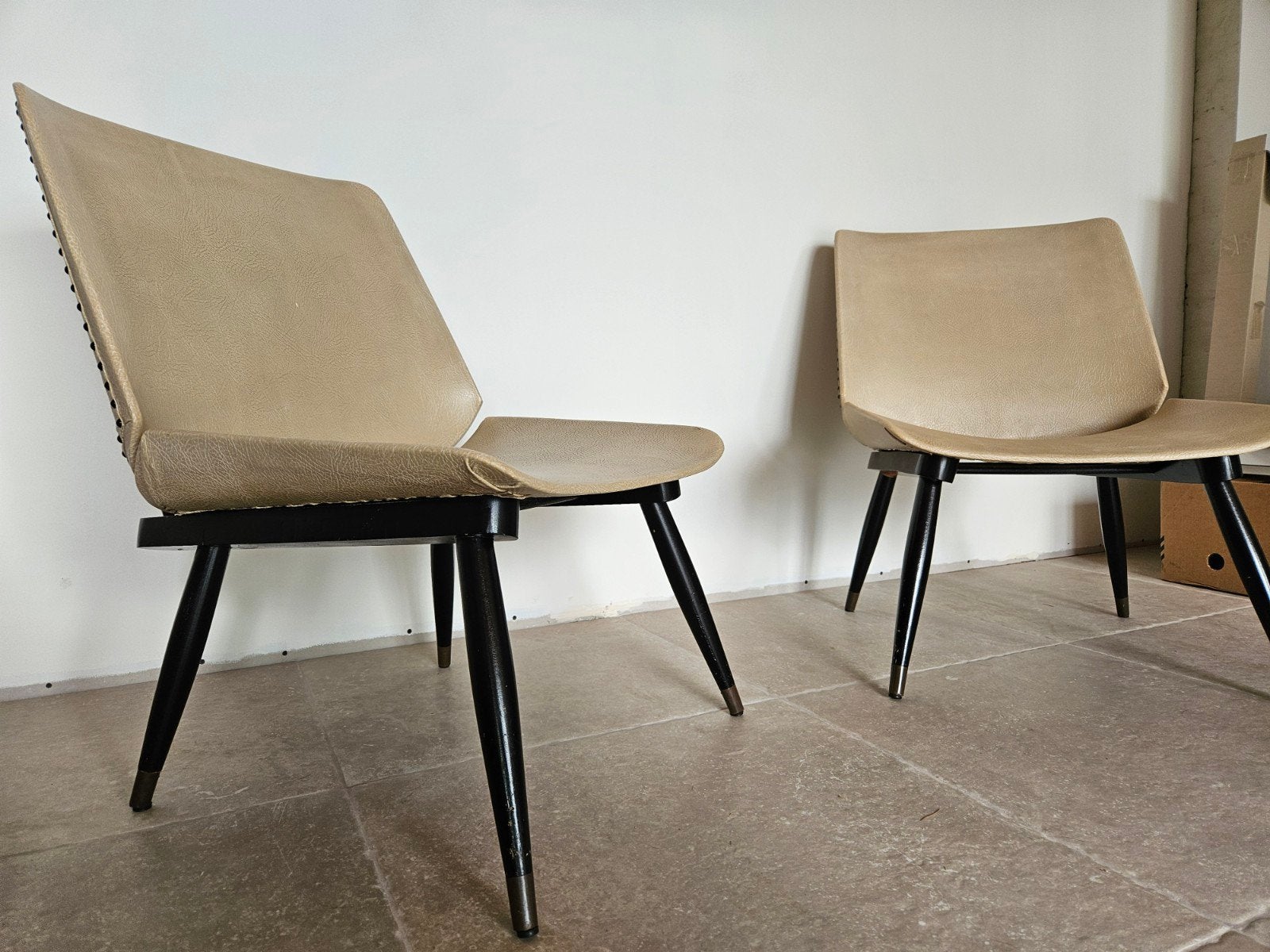 2 vintage design stoelen, Ophalen