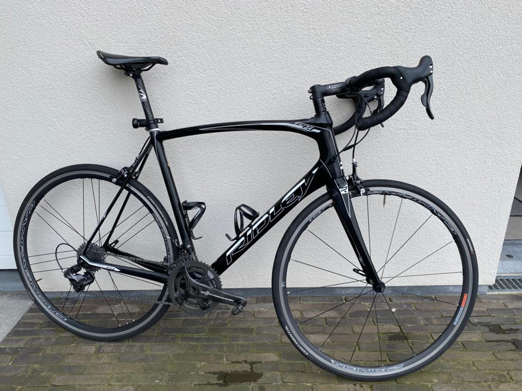 Ridley Fenix SL, zwart mat, maat L, Gebruikt, Carbon, Overige maten, 57 tot 61 cm