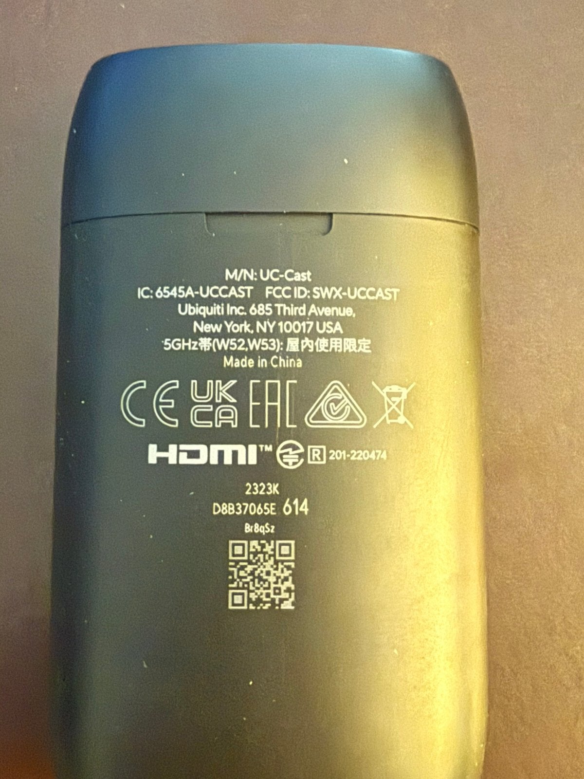 Ubiquiti UniFi Connect Cast (UC-Cast), Informatique & Logiciels, Enlèvement, Comme neuf