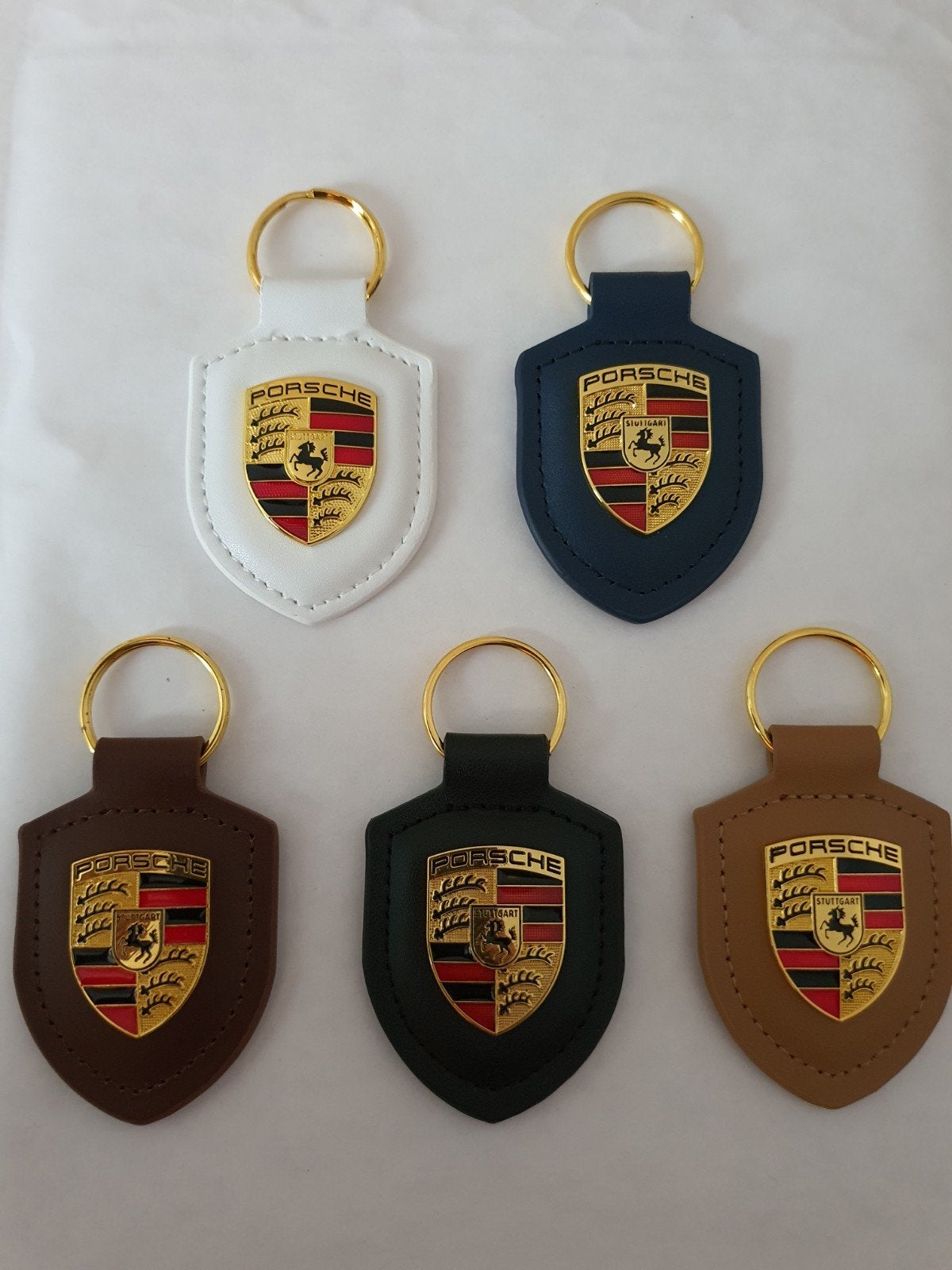 Porsche leren sleutelhanger, Ophalen of Verzenden, Nieuw, Porsche