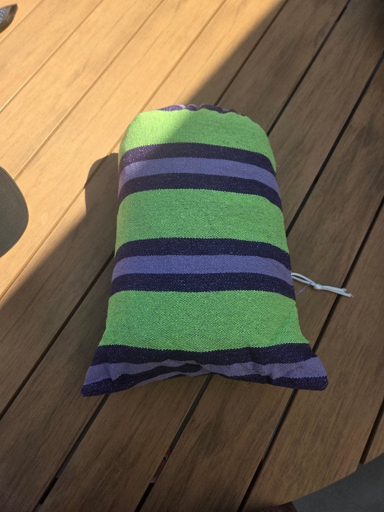 Hangmat, Tuin en Terras, Hangmatten, Ophalen, Zo goed als nieuw, Buiten, Opvouwbaar