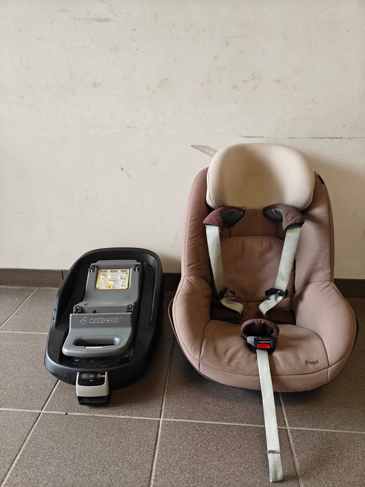 Siège auto Isofix + Maxi Cosi Pearl, Enfants & Bébés, 0 à 18 kg, Enlèvement, Utilisé, Isofix
